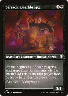 Sarevok, Deathbringer (497) [Commander Legends: Battle for Baldur's Gate] etched - Deck Out Gaming