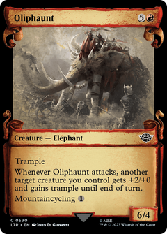 Oliphaunt (Showcase Scrolls) (590) [The Lord of the Rings: Tales of Middle-earth] foil - Deck Out Gaming