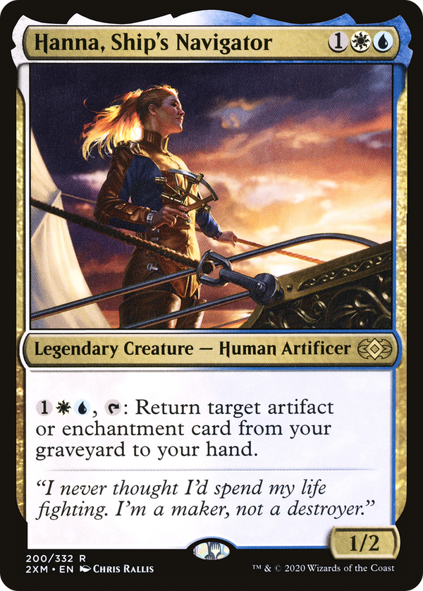Hanna, Ship's Navigator (200) [Double Masters] - Deck Out Gaming