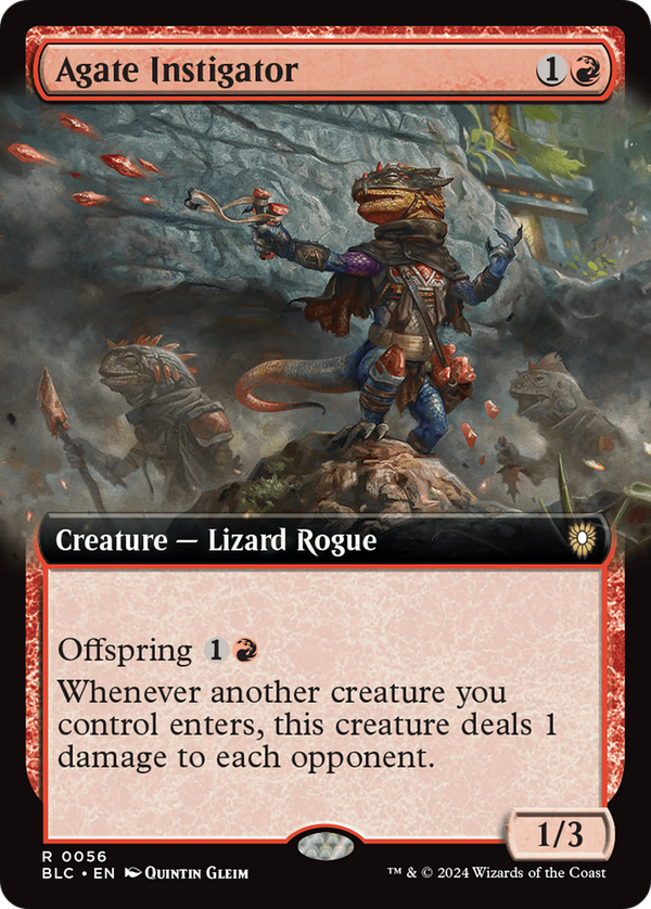 Agate Instigator (Extended Art) (56) [Bloomburrow Commander] - Deck Out Gaming