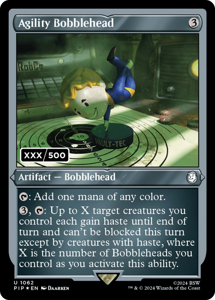 Agility Bobblehead (Serial Numbered) (1062) [Fallout] foil - Deck Out Gaming