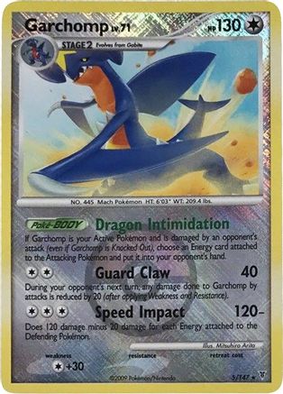 Garchomp - 5/147 (Championship Promo) (5) [League & Championship Cards] Reverse Holofoil - Deck Out Gaming