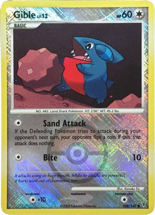 Gible - 106/147 (Championship Promo) (106) [League & Championship Cards] Reverse Holofoil - Deck Out Gaming