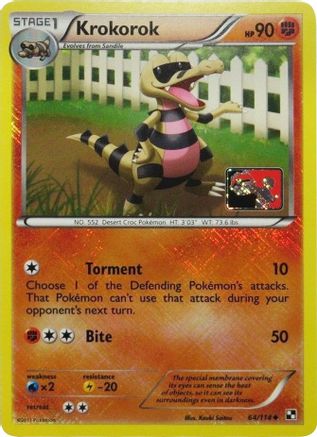 Krokorok - 64/114 (League Promo) (64) [League & Championship Cards] Reverse Holofoil - Deck Out Gaming