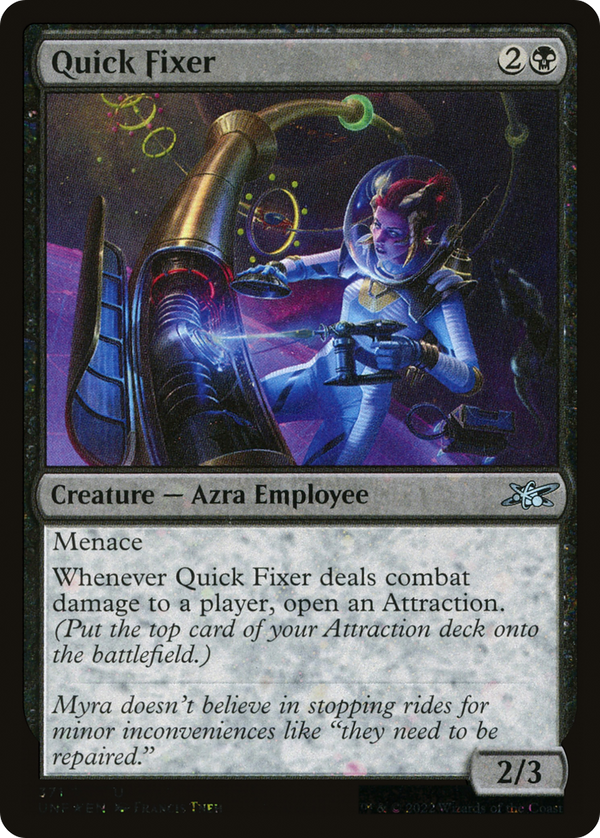 Quick Fixer (Galaxy Foil) (371) [Unfinity] foil - Deck Out Gaming