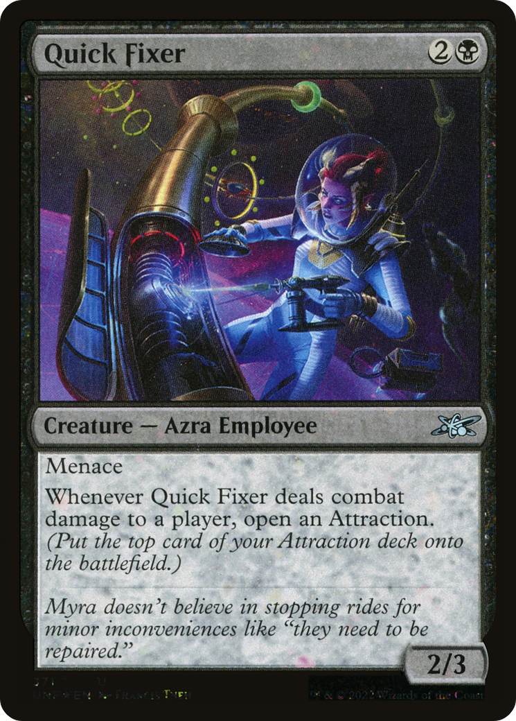 Quick Fixer (Galaxy Foil) (371) [Unfinity] foil - Deck Out Gaming