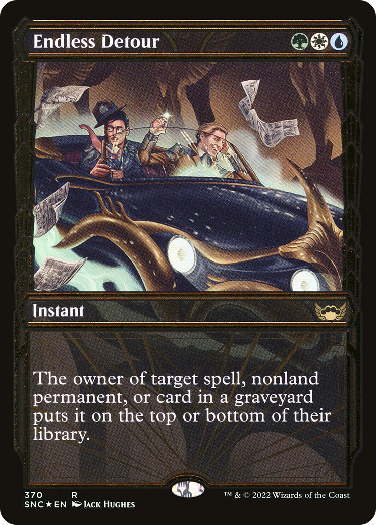 Endless Detour (Gilded Foil) (370) [Streets of New Capenna] foil - Deck Out Gaming