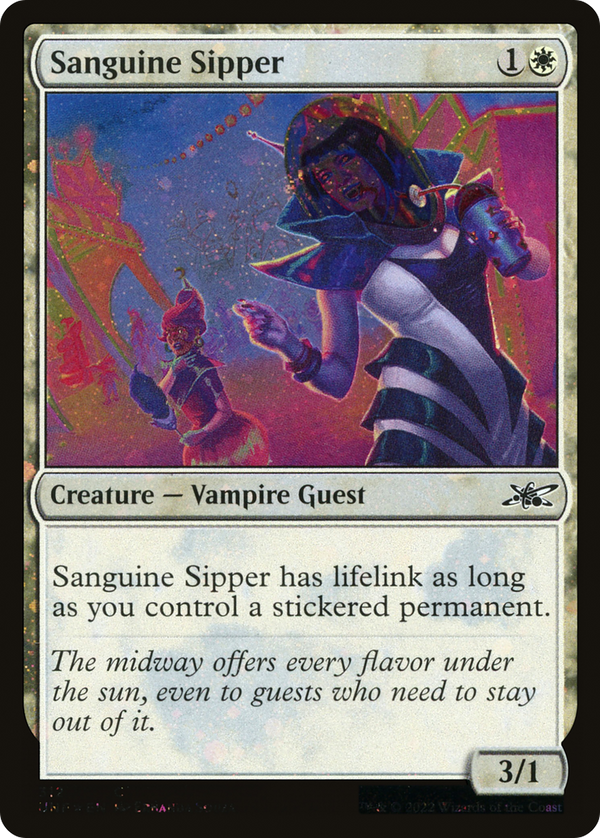 Sanguine Sipper (Galaxy Foil) (312) [Unfinity] foil - Deck Out Gaming