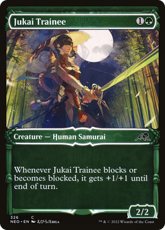 Jukai Trainee (Showcase) (326) [Kamigawa: Neon Dynasty] - Deck Out Gaming