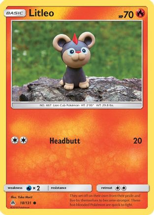 Litleo (18) [SM - Forbidden Light] Reverse Holofoil - Deck Out Gaming