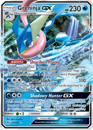 Greninja GX (24) [SM - Forbidden Light] Holofoil - Deck Out Gaming