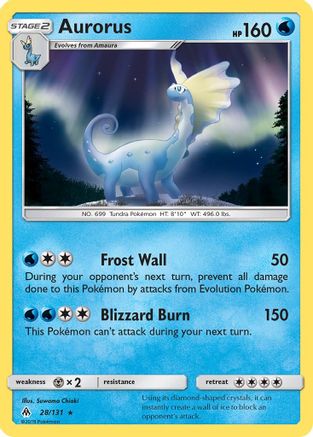 Aurorus (28) [SM - Forbidden Light] Reverse Holofoil - Deck Out Gaming