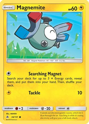 Magnemite (34) [SM - Forbidden Light] - Deck Out Gaming