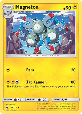 Magneton (35) [SM - Forbidden Light] Reverse Holofoil - Deck Out Gaming