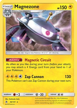 Magnezone (36) [SM - Forbidden Light] Holofoil - Deck Out Gaming