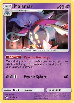 Malamar (51) [SM - Forbidden Light] Reverse Holofoil - Deck Out Gaming