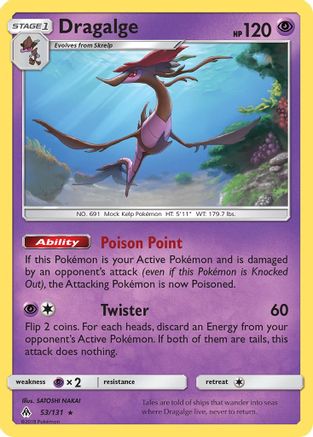 Dragalge (53) [SM - Forbidden Light] Reverse Holofoil - Deck Out Gaming