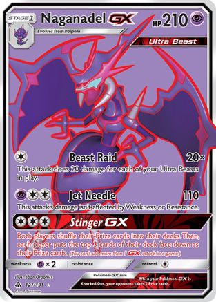 Naganadel GX (Full Art) (121) [SM - Forbidden Light] Holofoil - Deck Out Gaming
