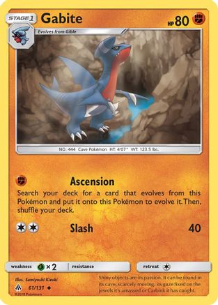 Gabite (61) [SM - Forbidden Light] Reverse Holofoil - Deck Out Gaming