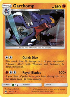 Garchomp (62) [SM - Forbidden Light] Reverse Holofoil - Deck Out Gaming