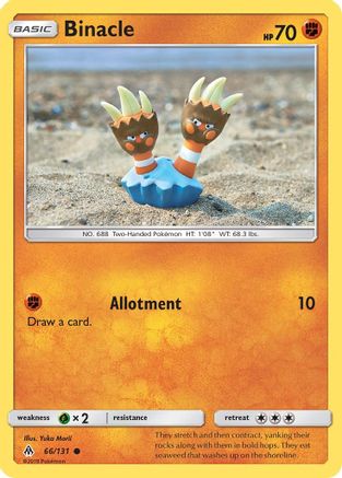 Binacle (66) [SM - Forbidden Light] Reverse Holofoil - Deck Out Gaming