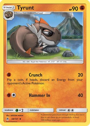 Tyrunt (68) [SM - Forbidden Light] - Deck Out Gaming