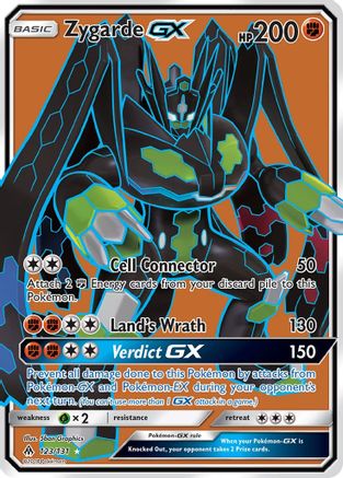 Zygarde GX (Full Art) (123) [SM - Forbidden Light] Holofoil - Deck Out Gaming