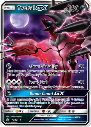 Yveltal GX (79) [SM - Forbidden Light] Holofoil - Deck Out Gaming
