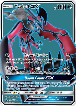 Yveltal GX (Full Art) (124) [SM - Forbidden Light] Holofoil - Deck Out Gaming