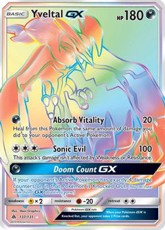 Yveltal GX (Secret) (137) [SM - Forbidden Light] Holofoil - Deck Out Gaming