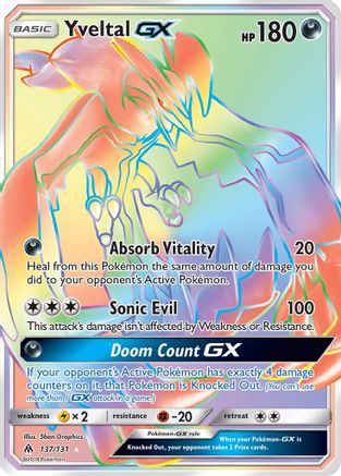 Yveltal GX (Secret) (137) [SM - Forbidden Light] Holofoil - Deck Out Gaming