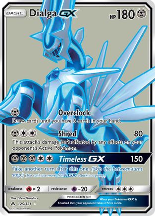 Dialga GX (Full Art) (125) [SM - Forbidden Light] Holofoil - Deck Out Gaming