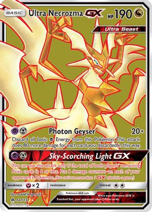 Ultra Necrozma GX (Full Art) (127) [SM - Forbidden Light] Holofoil - Deck Out Gaming
