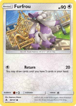 Furfrou (99) [SM - Forbidden Light] Reverse Holofoil - Deck Out Gaming