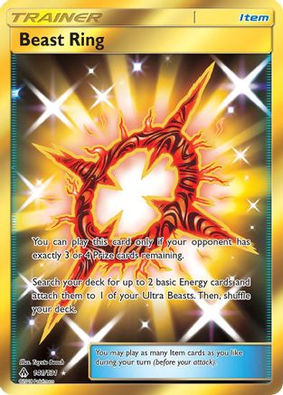 Beast Ring (Secret) (141) [SM - Forbidden Light] Holofoil - Deck Out Gaming