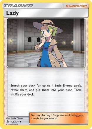 Lady (109) [SM - Forbidden Light] Reverse Holofoil - Deck Out Gaming