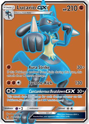 Lucario GX (Full Art) (122) [SM - Forbidden Light] Holofoil - Deck Out Gaming