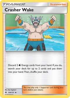 Crasher Wake (104) [SM - Forbidden Light] Reverse Holofoil - Deck Out Gaming
