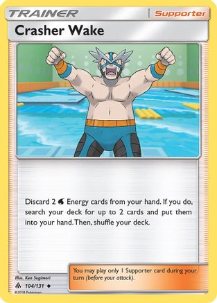 Crasher Wake (104) [SM - Forbidden Light] Reverse Holofoil - Deck Out Gaming