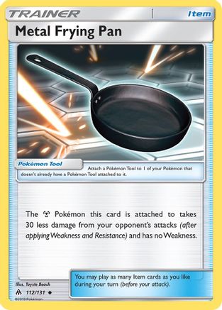 Metal Frying Pan (112) [SM - Forbidden Light] Reverse Holofoil - Deck Out Gaming