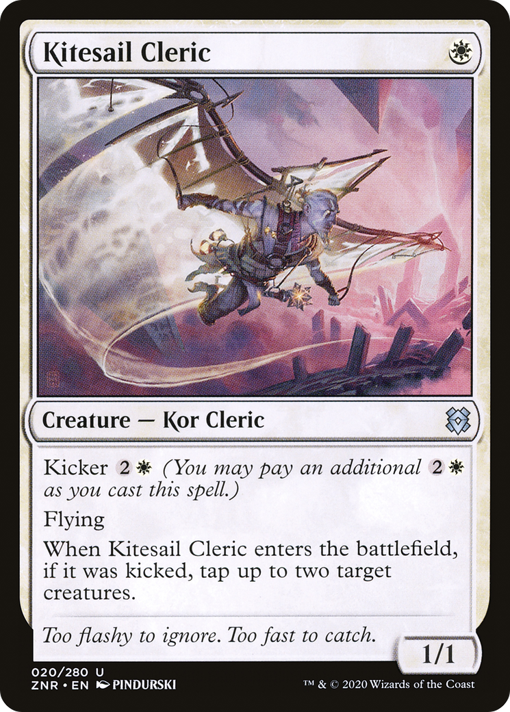 Kitesail Cleric (20) [Zendikar Rising] foil - Deck Out Gaming