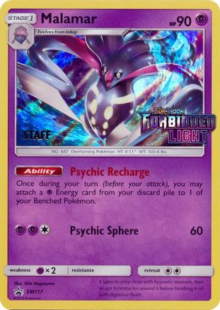 Malamar - SM117 (Prerelease) [Staff] (SM117) [SM Promos] Holofoil - Deck Out Gaming
