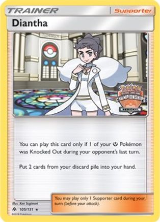 Diantha - 105/131 (Regional Championships) (105) [League & Championship Cards] Reverse Holofoil - Deck Out Gaming