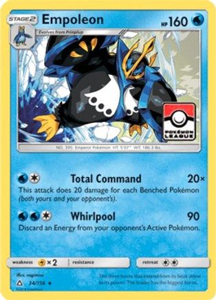 Empoleon - 34/156 (Pokemon League) (34) [League & Championship Cards] Reverse Holofoil - Deck Out Gaming