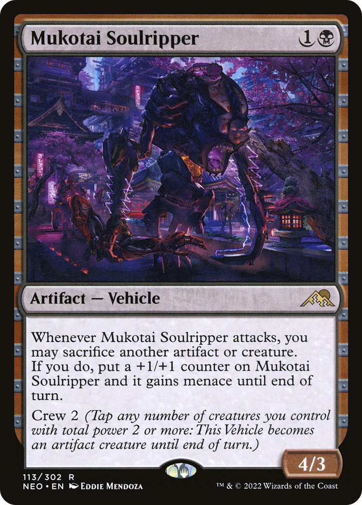Mukotai Soulripper (113) [Kamigawa: Neon Dynasty] - Deck Out Gaming