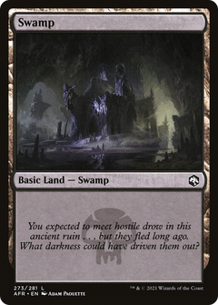 Swamp (273) (273) [Adventures in the Forgotten Realms] foil - Deck Out Gaming