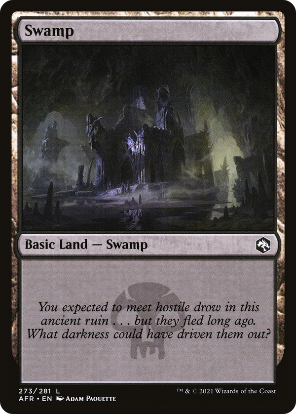 Swamp (273) (273) [Adventures in the Forgotten Realms] foil - Deck Out Gaming