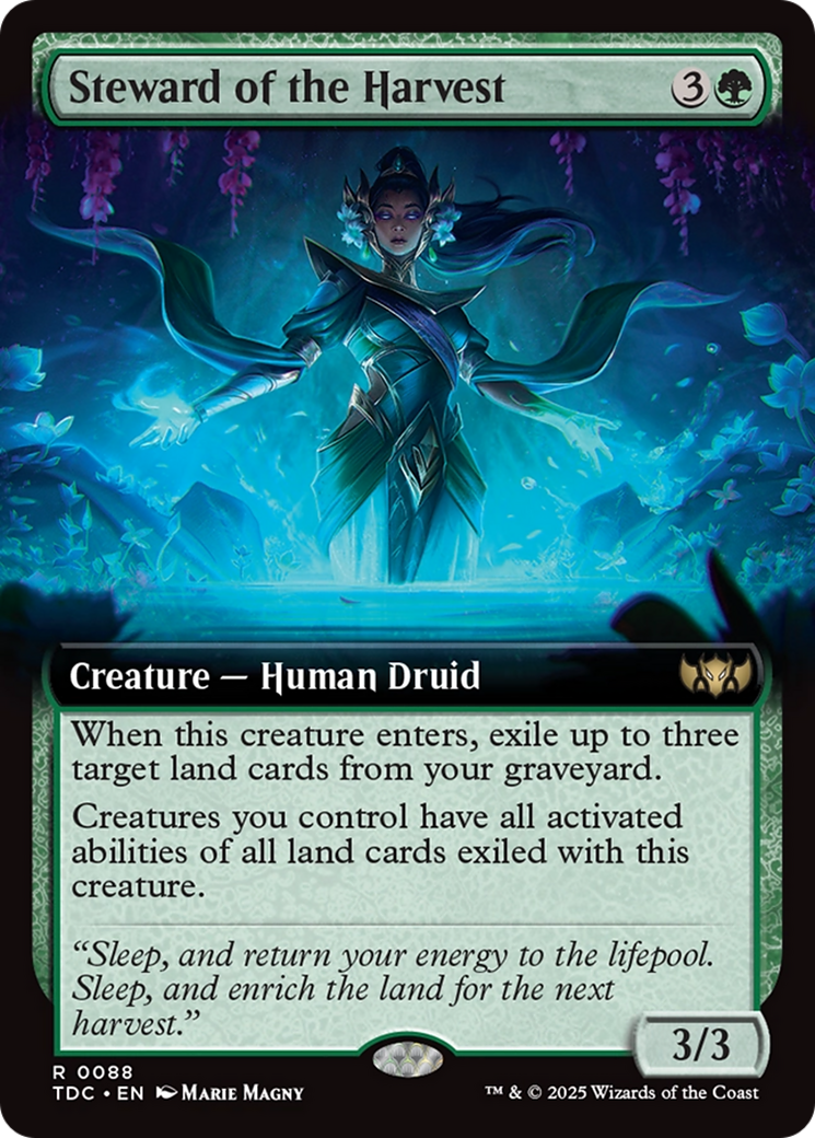 Steward of the Harvest (Extended Art) (88) [Commander: Tarkir: Dragonstorm] - Deck Out Gaming
