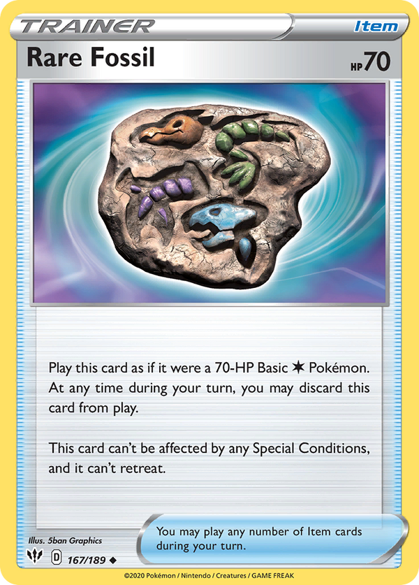 Rare Fossil (167) [SWSH03: Darkness Ablaze] - Deck Out Gaming
