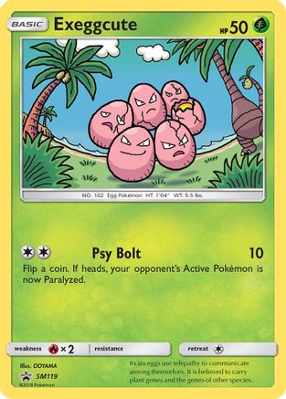 Exeggcute - SM119 (SM119) [SM Promos] Holofoil - Deck Out Gaming